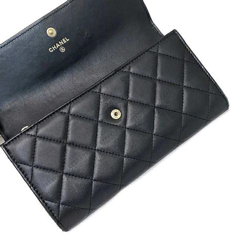 chanel a50096|CHANEL Cocomark Matelasse Long Wallet Bifold .